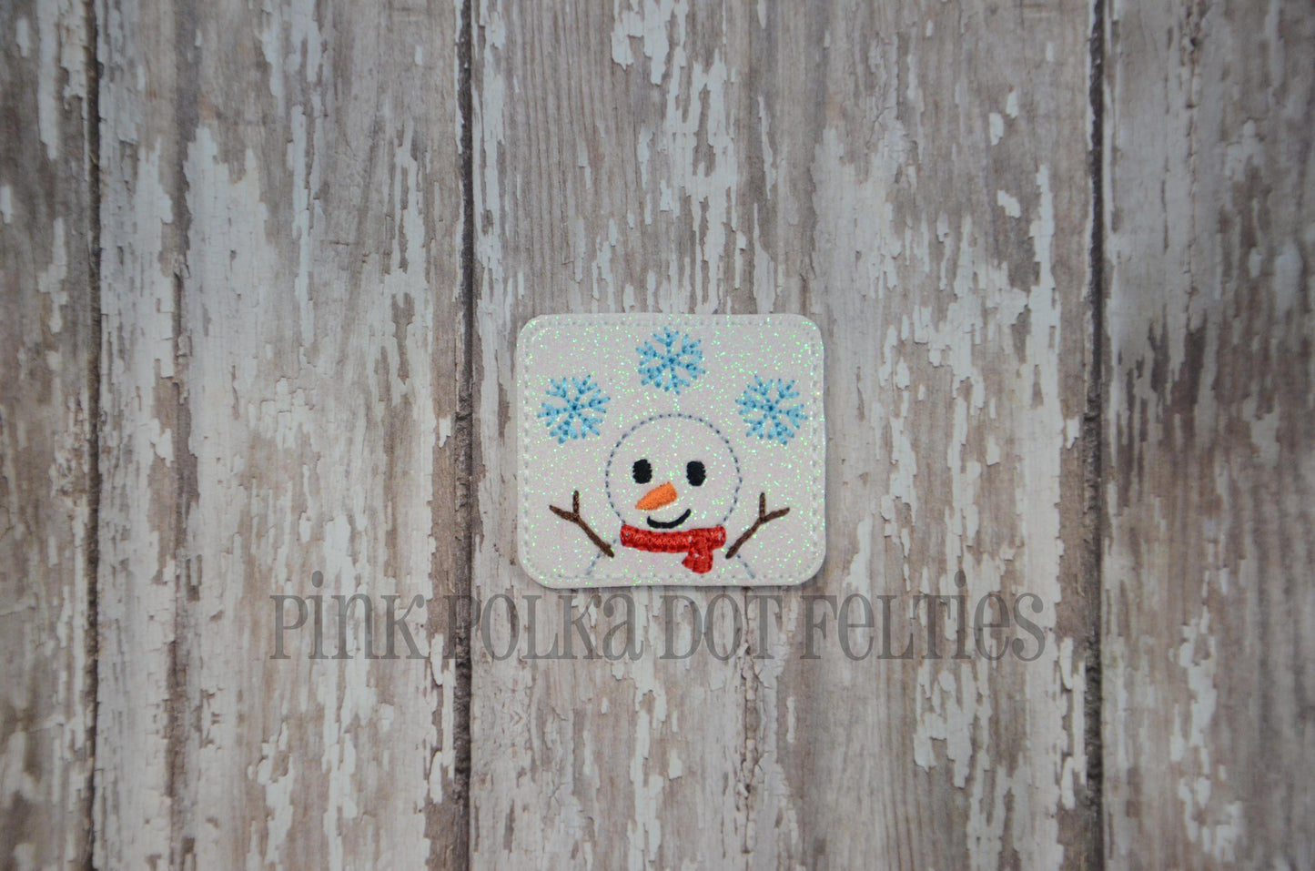Snowman with Snowflakes