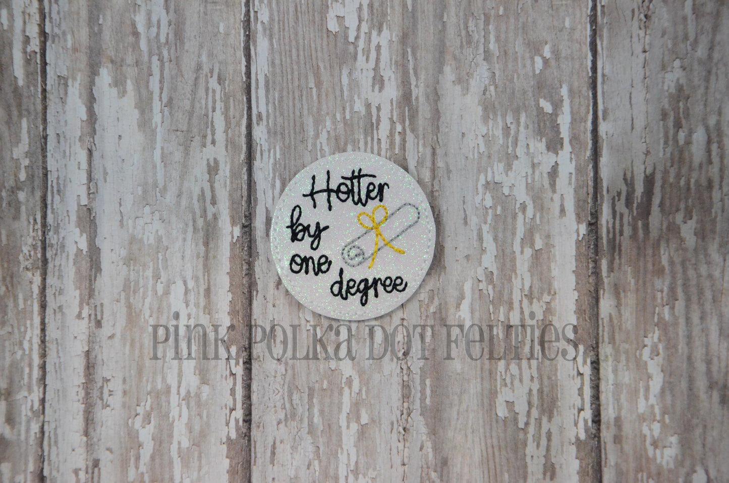 Hotter by one degree