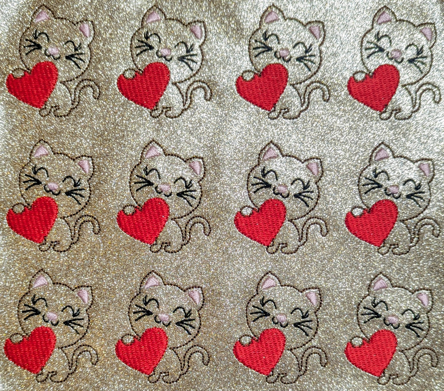 Valentines Heart Kitten