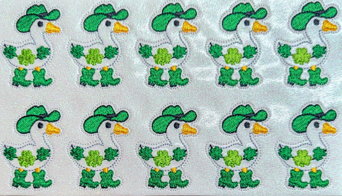 St Patrick's Banner Goose
