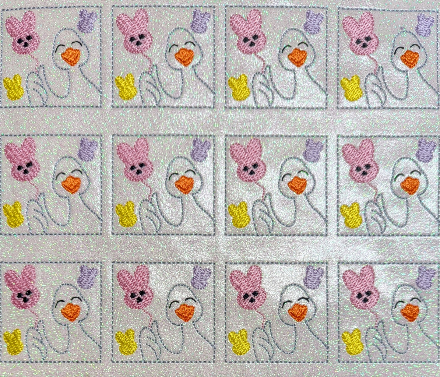 Peeking Goose with Marshmallow Bunnies