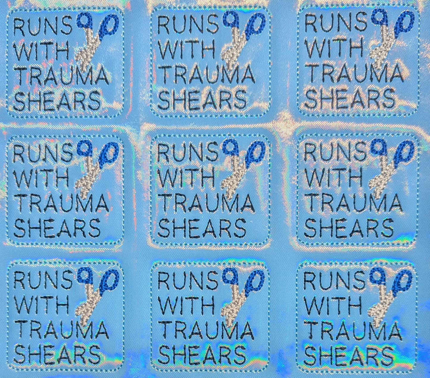 Runs with Trauma Shears