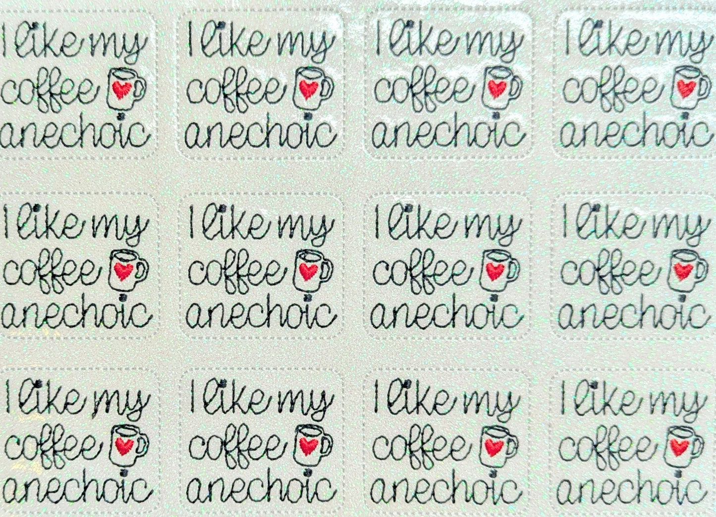 I Like My Coffee Anechoic