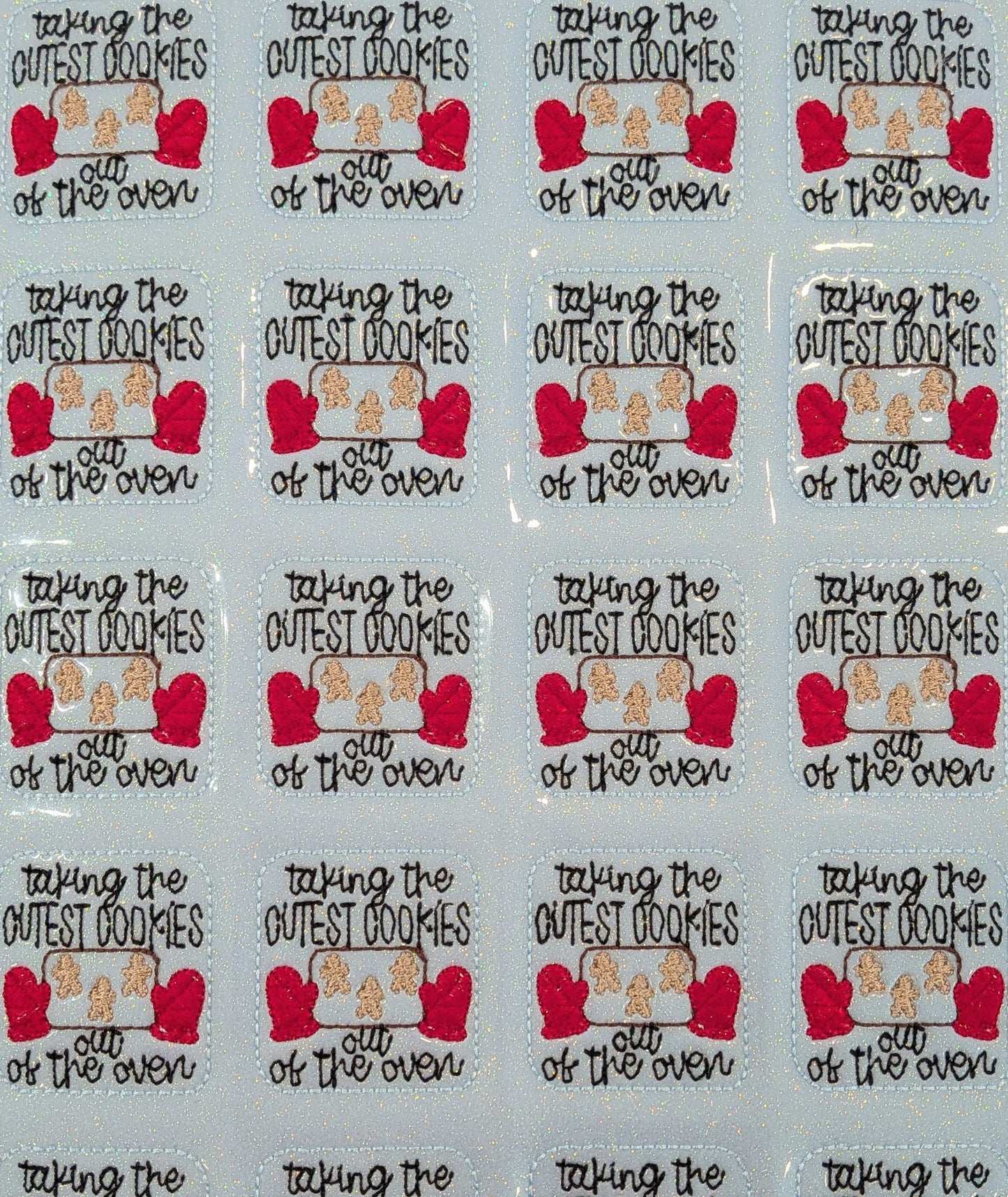 Taking the Cutest Cookies out of the oven