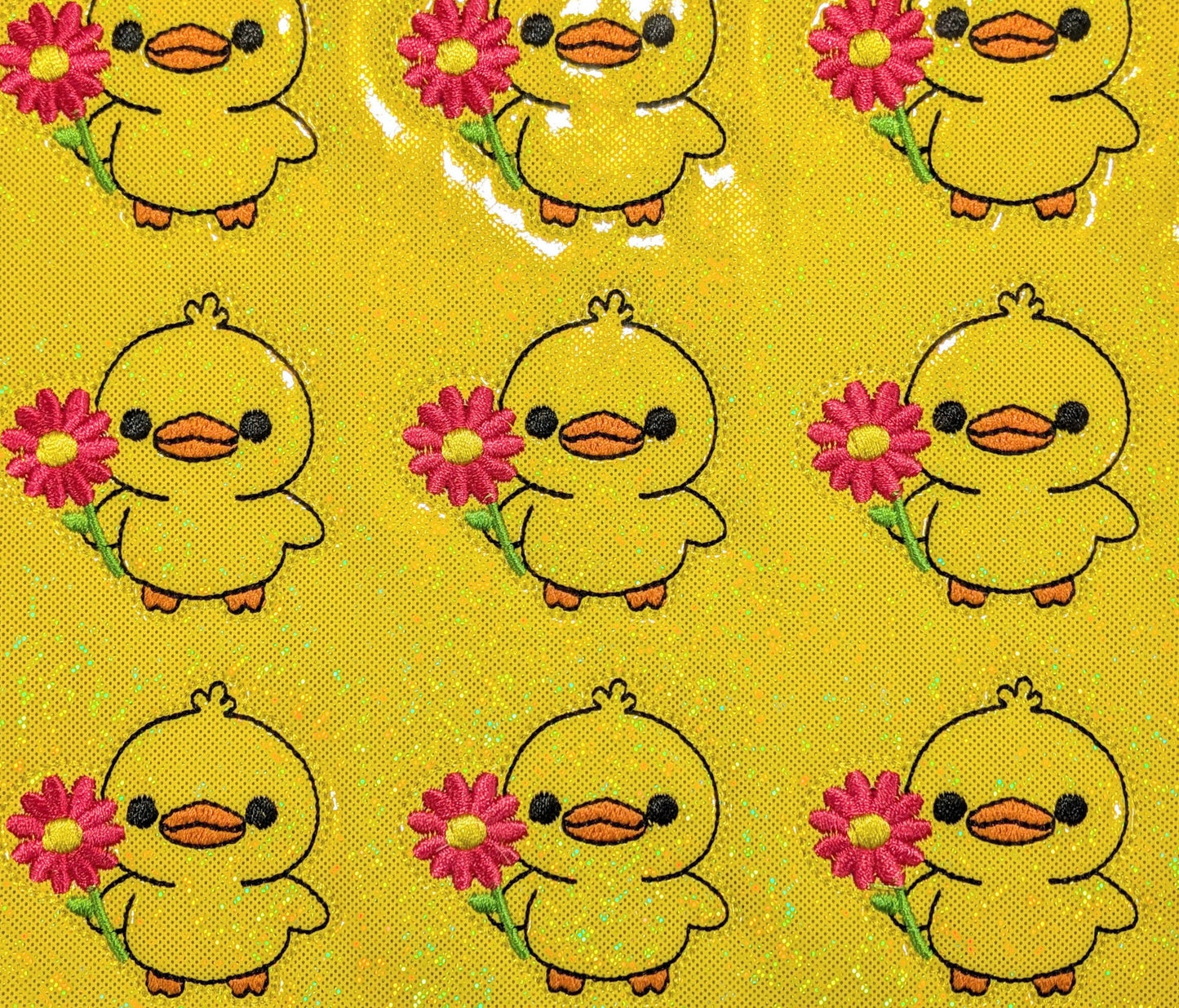 Duckling with Flower