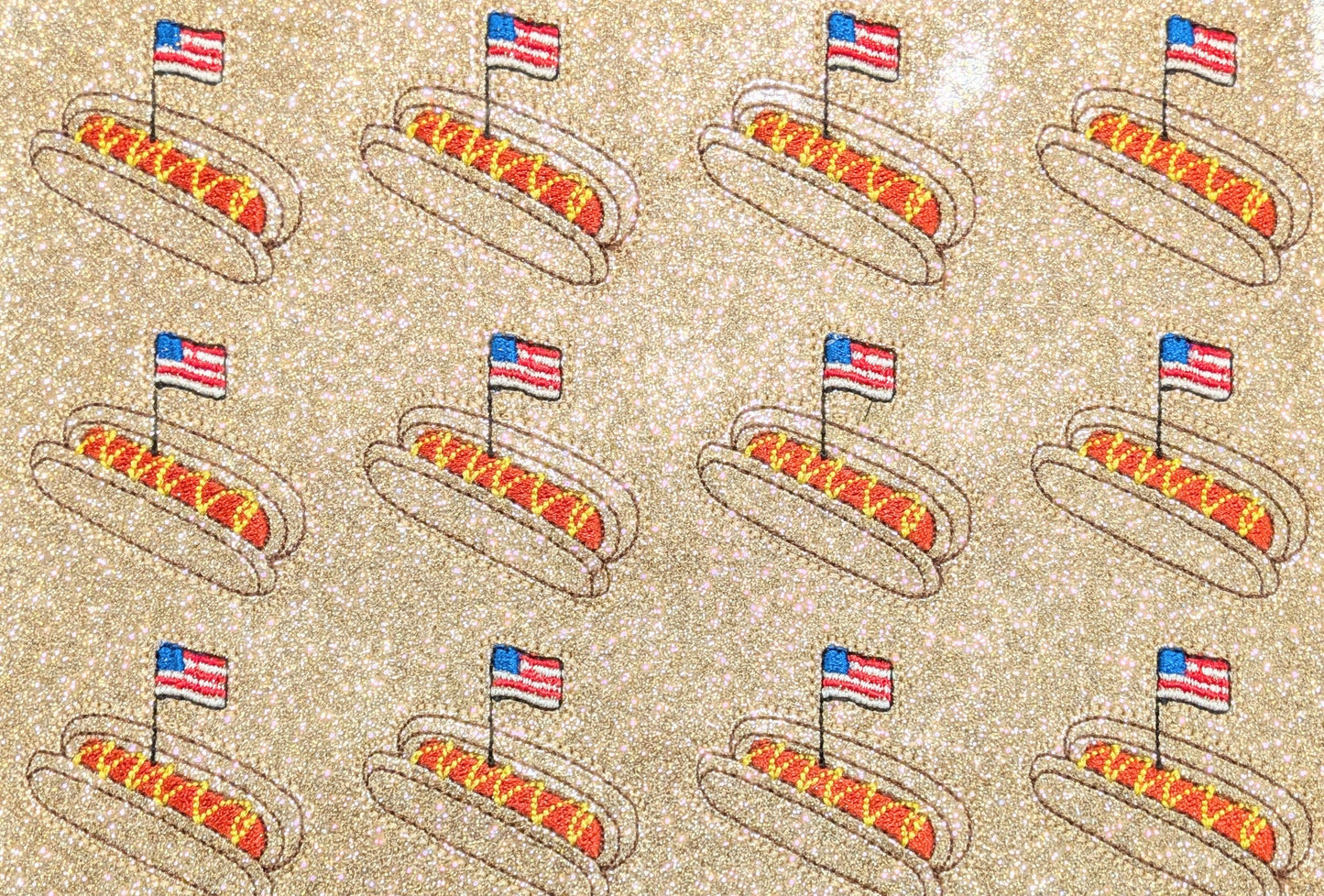 Patriotic Hot Dog