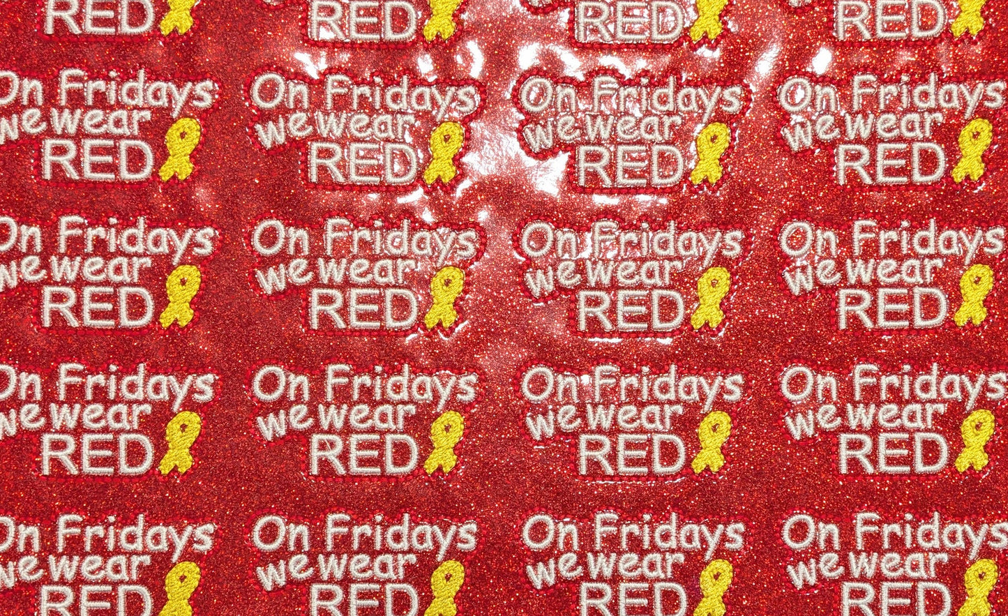 On Fridays we wear RED