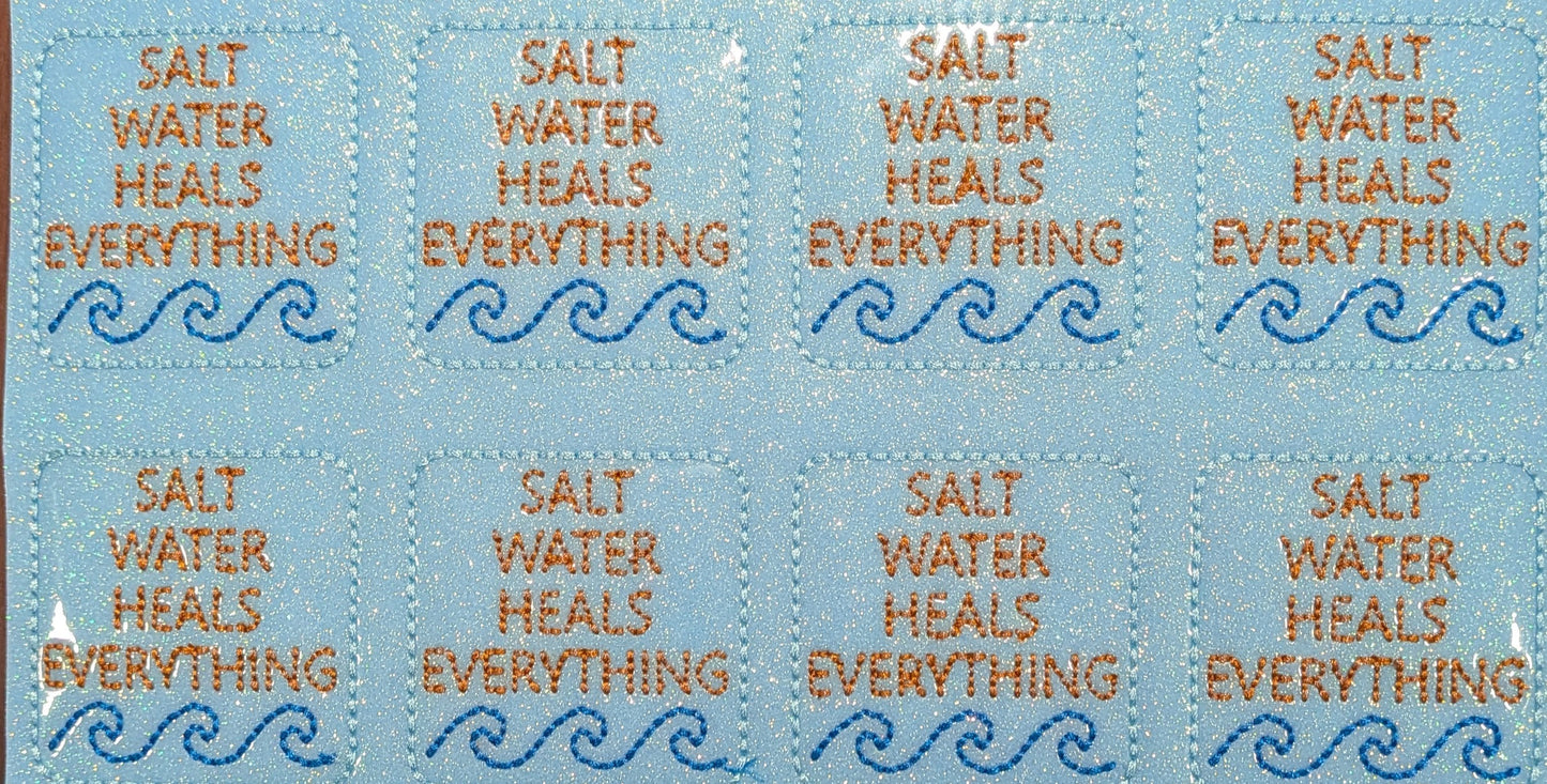 Salt water heals everything