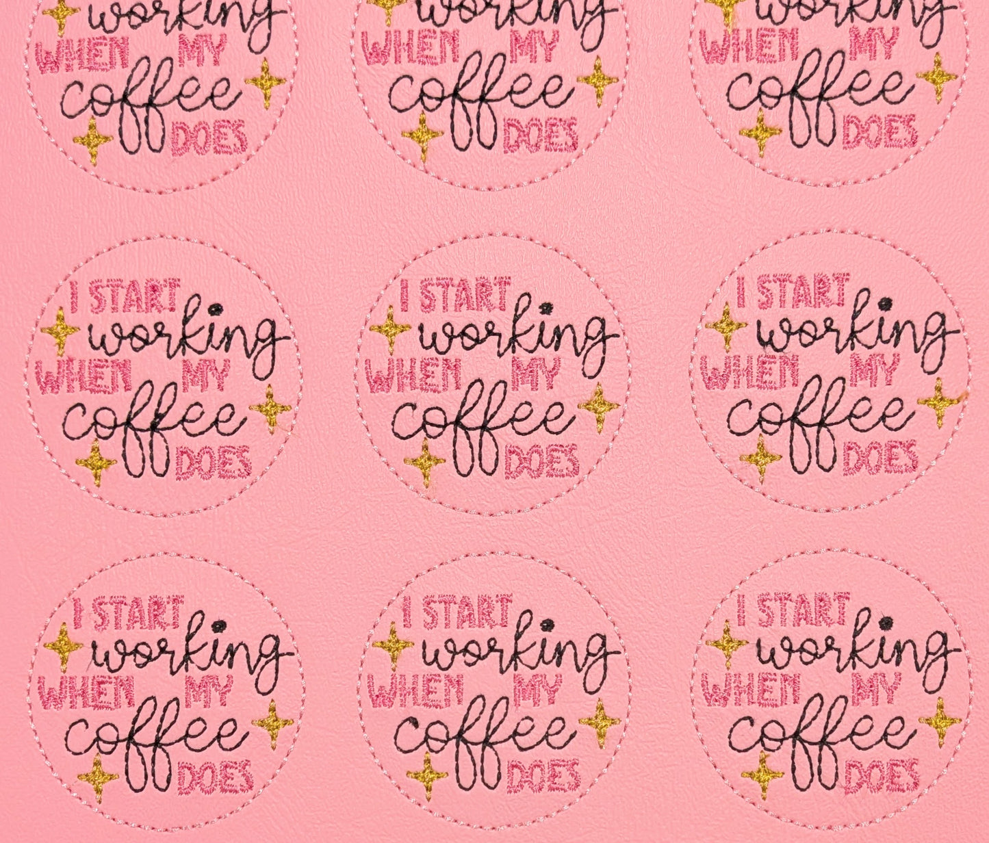 I start working when my coffee does