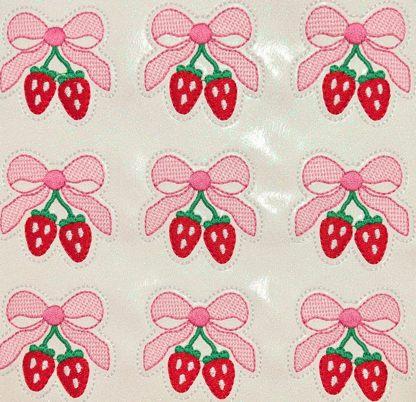 Coquette Strawberry Bow