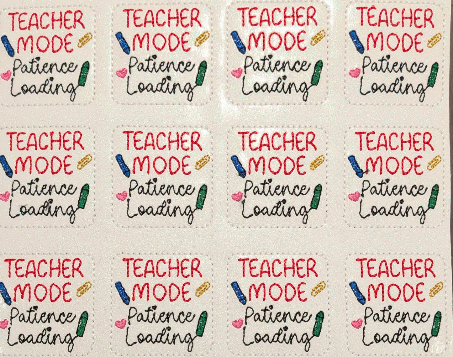 Teacher mode patience loading