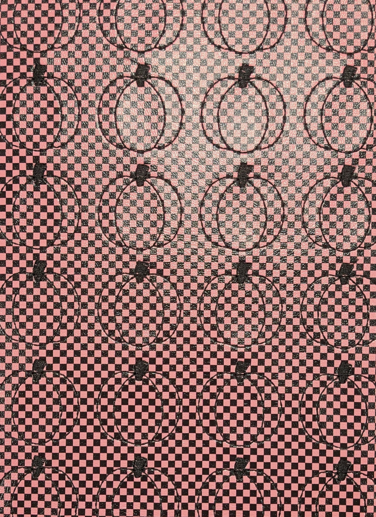 Pink Halloween Patchwork Pumpkins