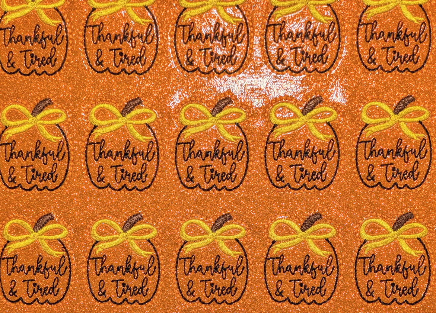 Thankful & Tired Pumpkin