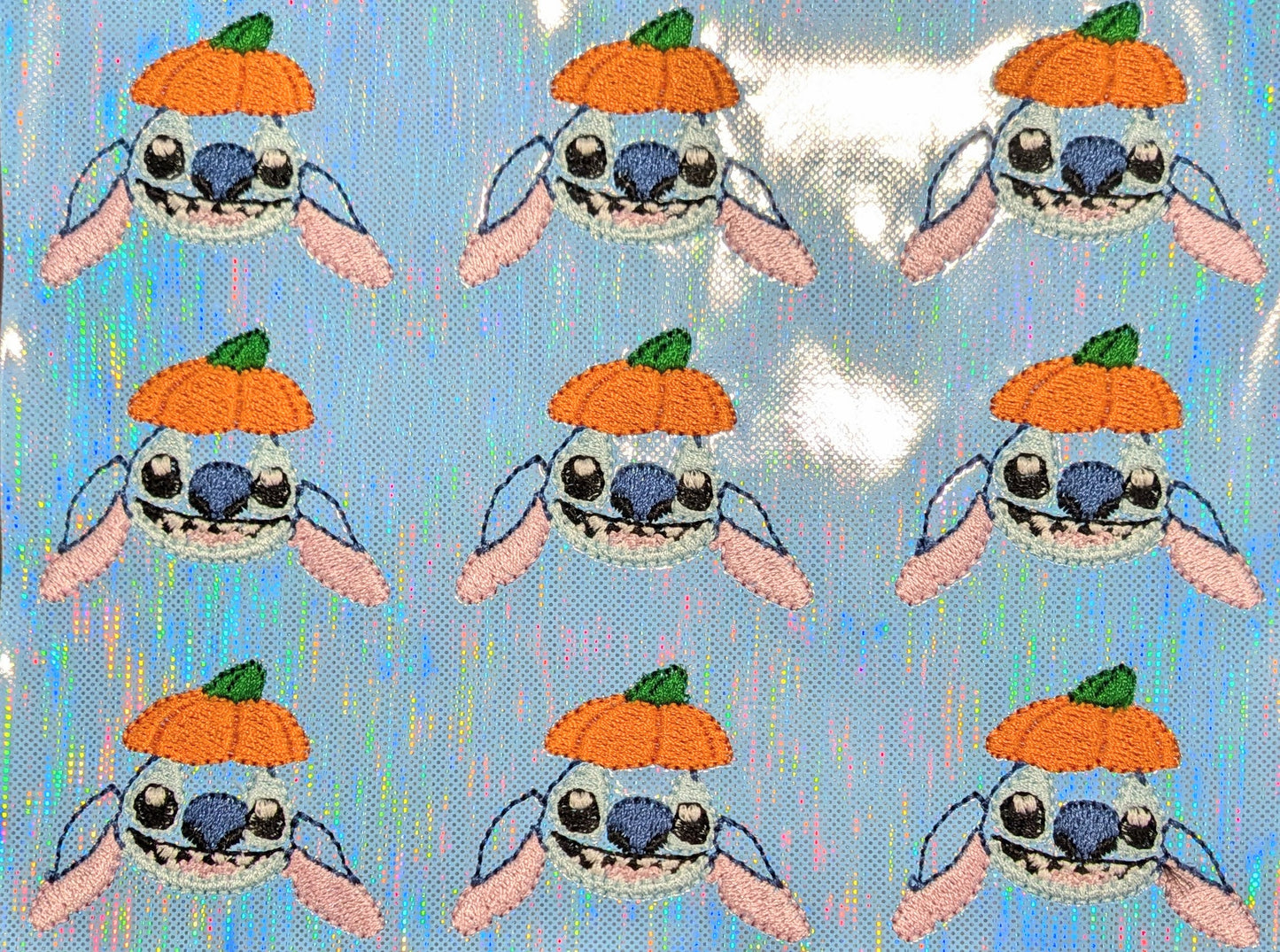 Stitch Pumpkin Head