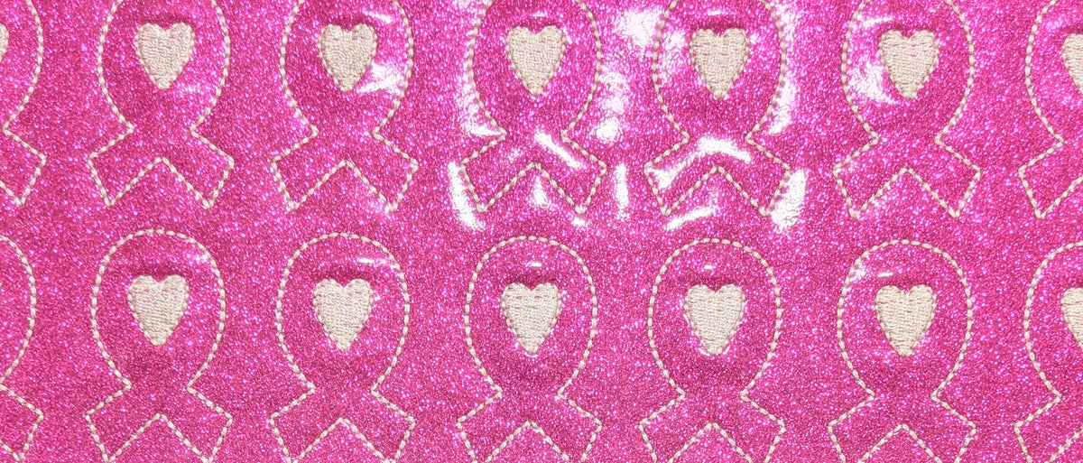 Pink Heart Ribbon