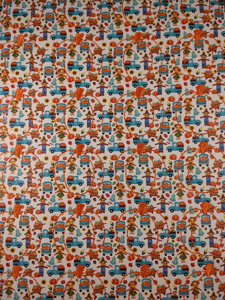 Scarecrow Truck Pumpkin