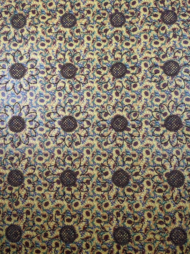 Vegan Leather Sunflower