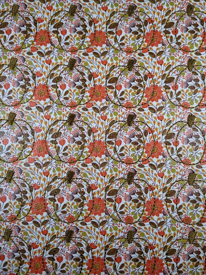 Vintage Floral Pumpkin