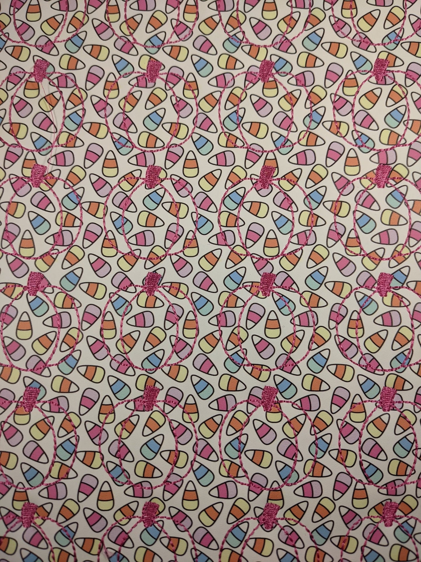 Pastel Candy Corn Pumpkin