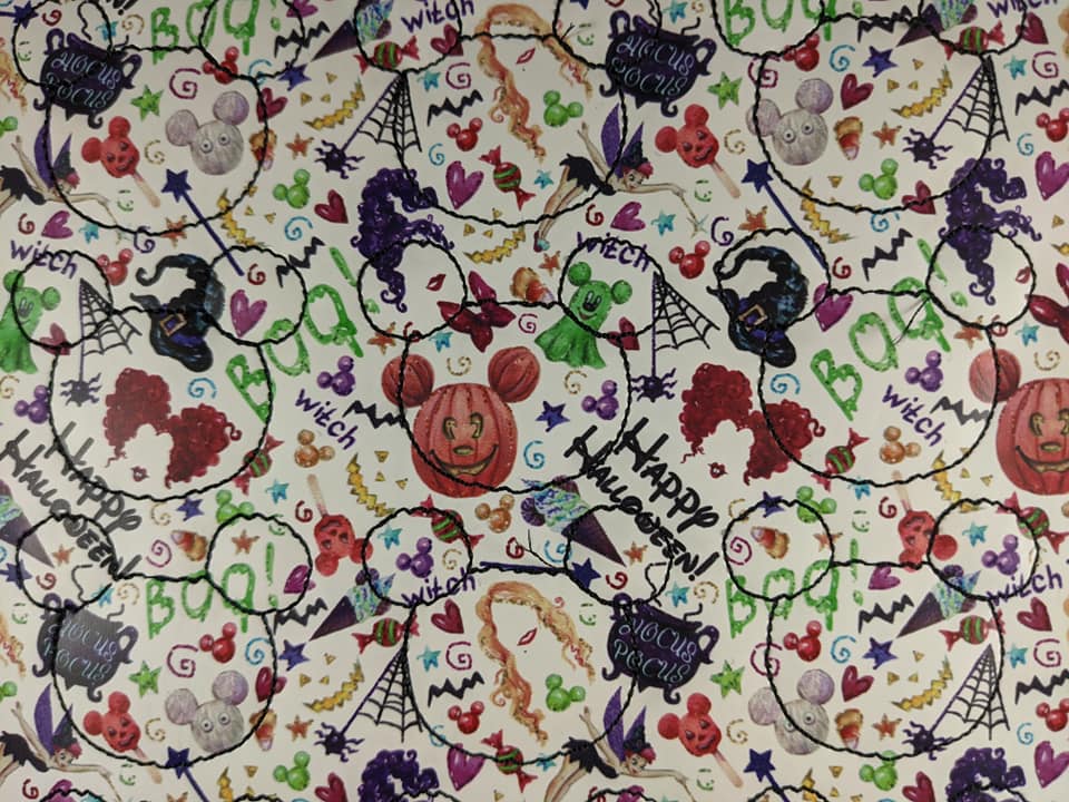 Happy Halloween Pumpkin Mouse Head