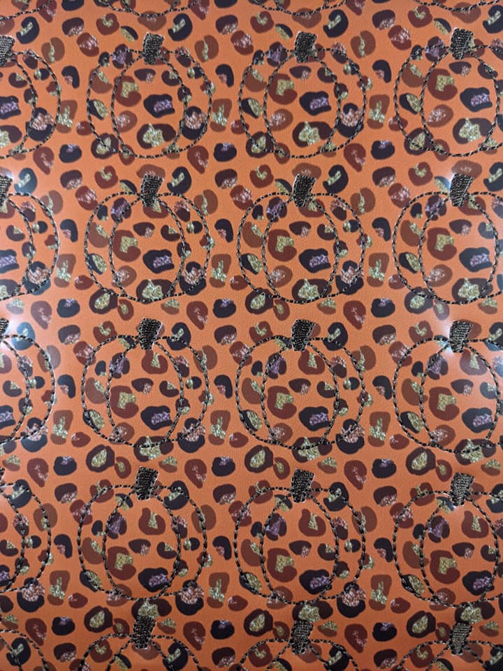 Vinyl Leopard Pumpkin