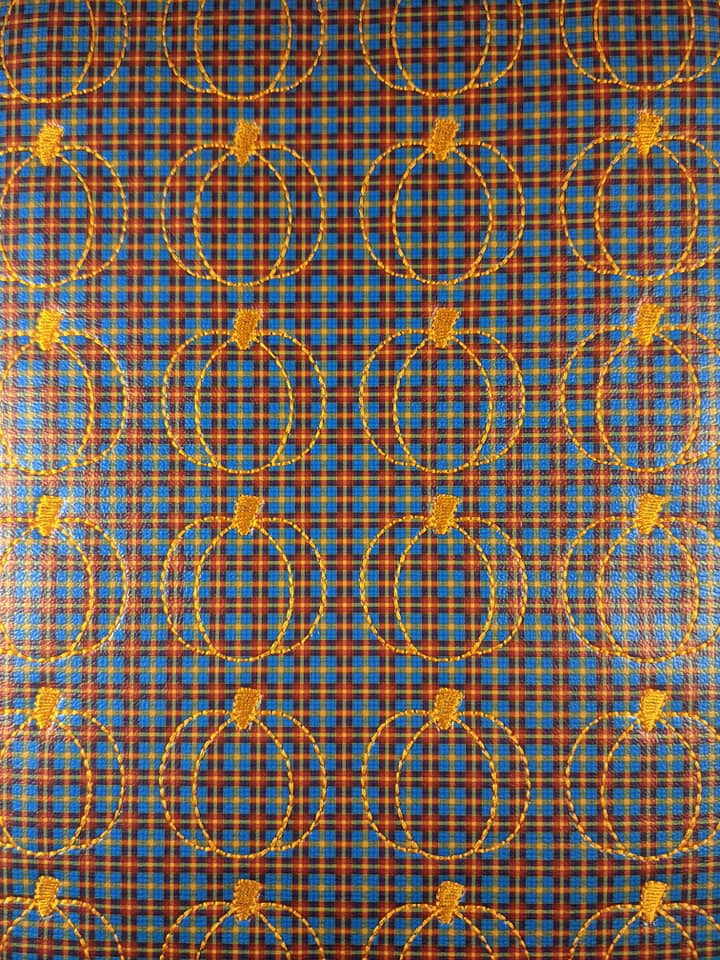 Scarecrow Plaid Pumpkin