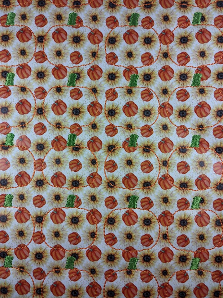 Pumpkin and Sunflowers