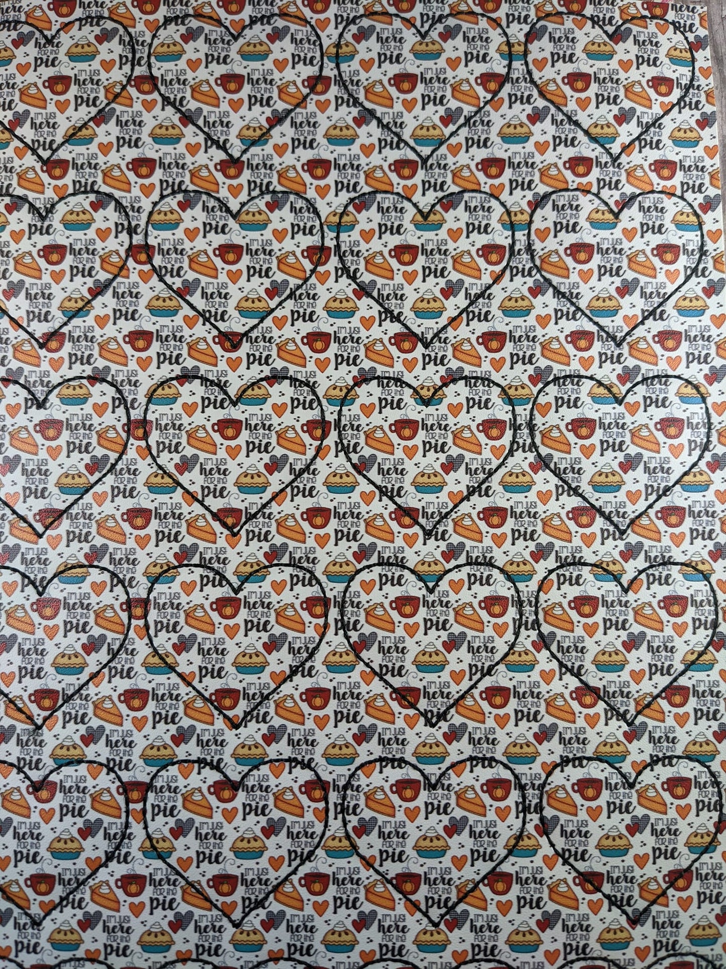 Just Here for the Pie Heart