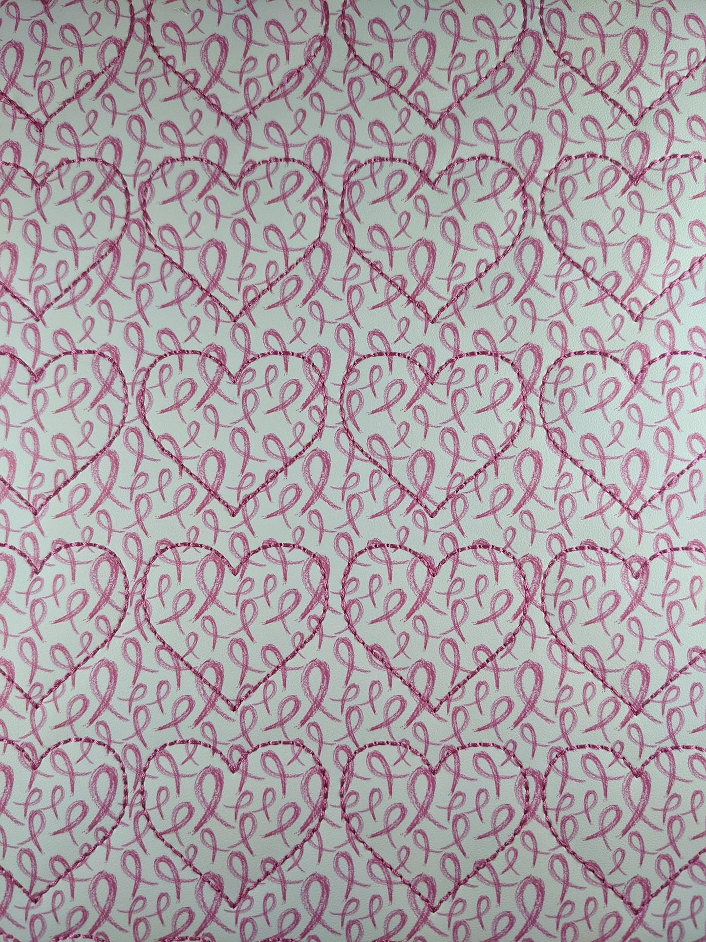 Breast Cancer Ribbon Heart