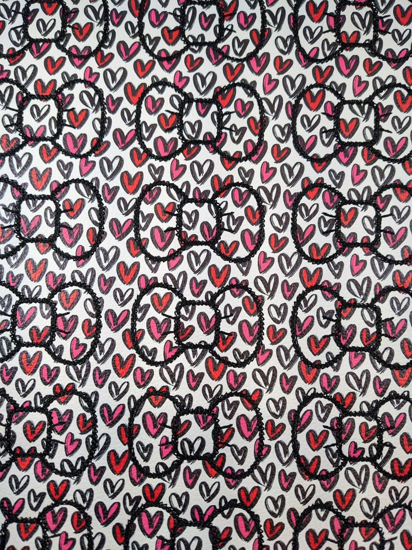 Doodle Heart Bow