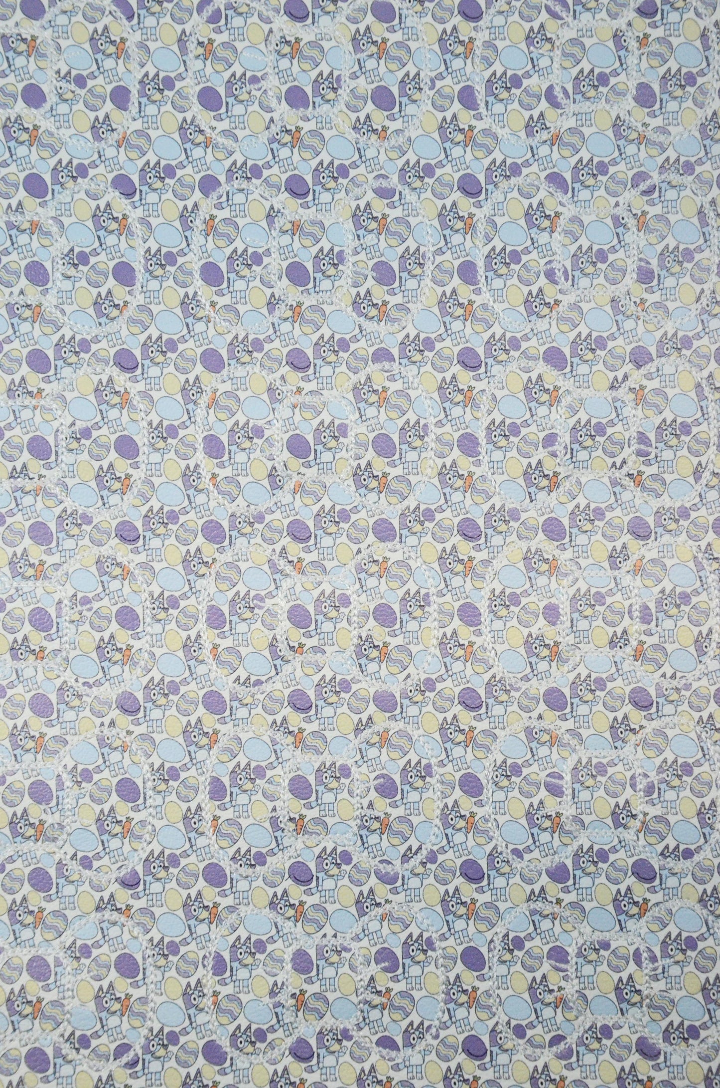 Pastel Bluey Eggs Bow