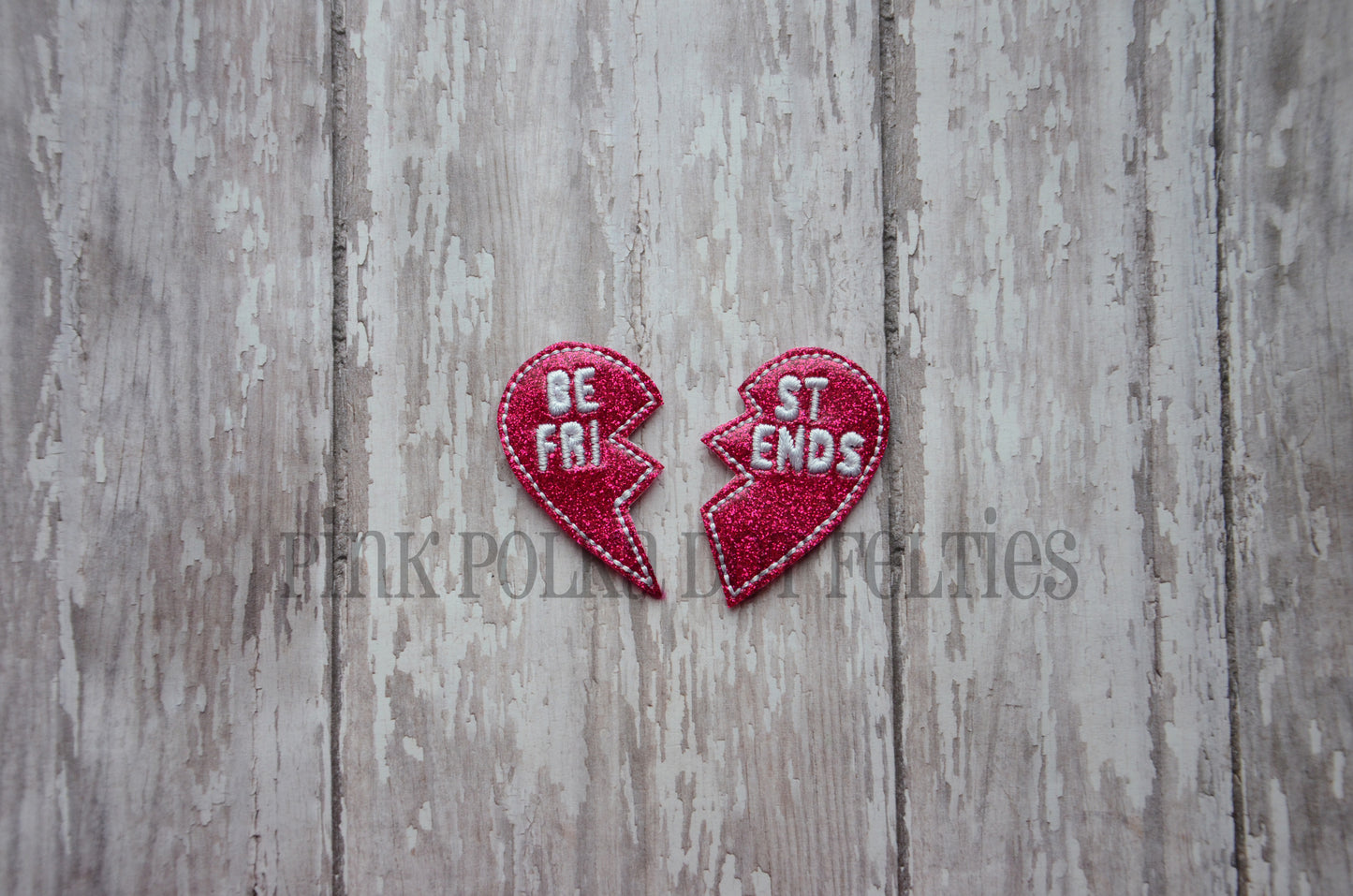 Best Friends Heart Pieces