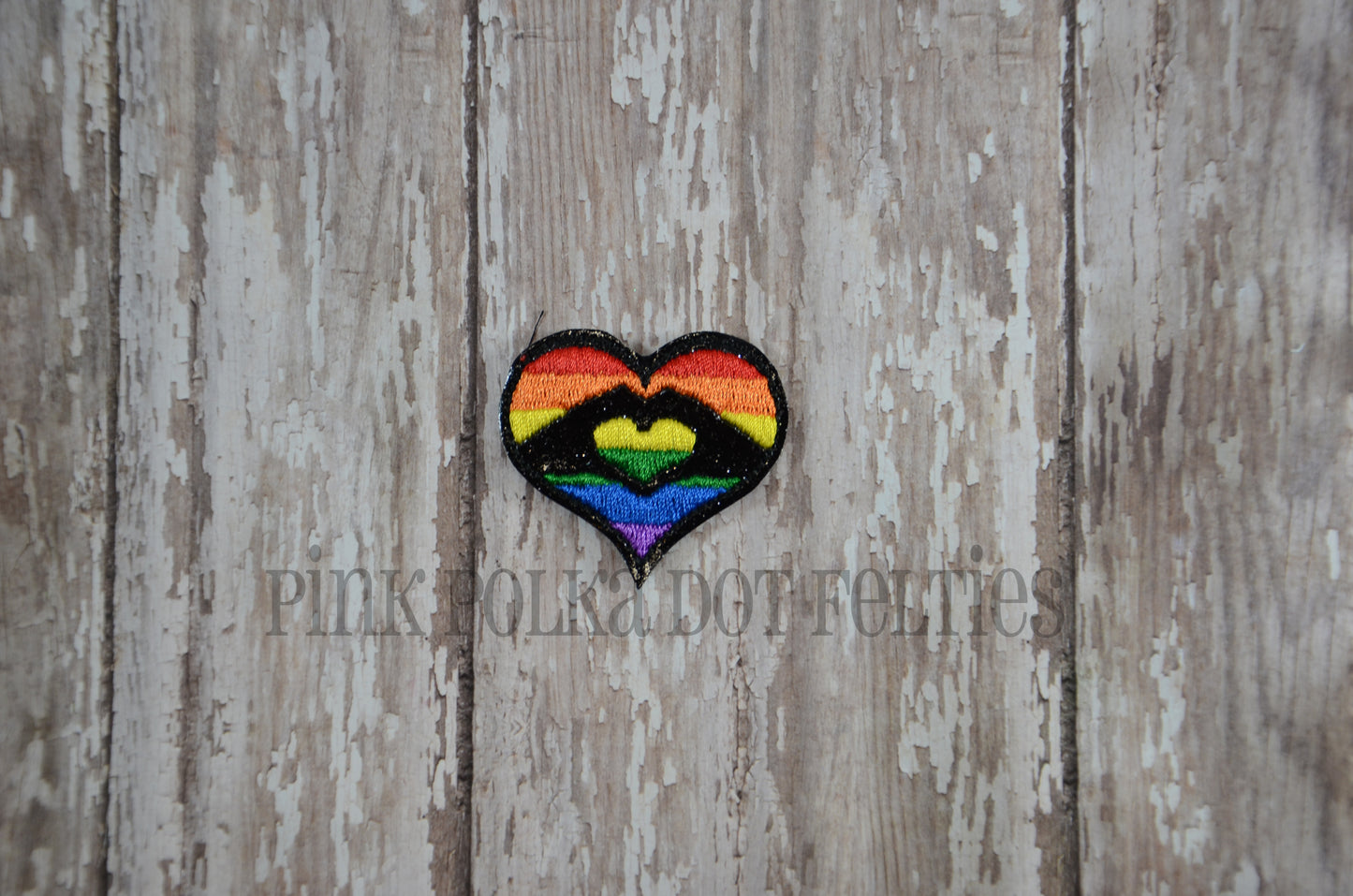Pride Rainbow Heart