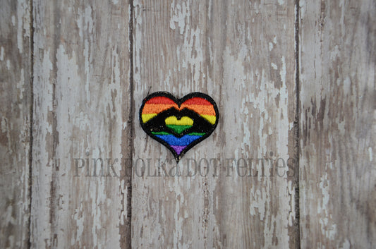Pride Rainbow Heart