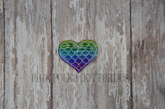 Mermaid Scale Heart