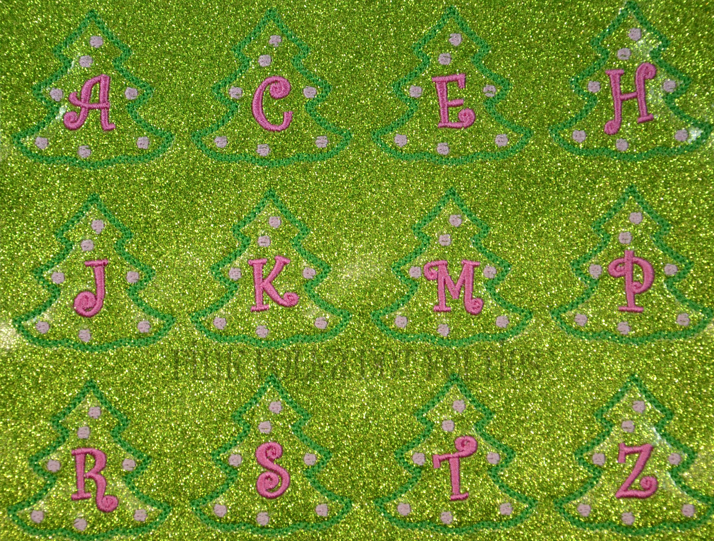 Monogram Christmas Tree