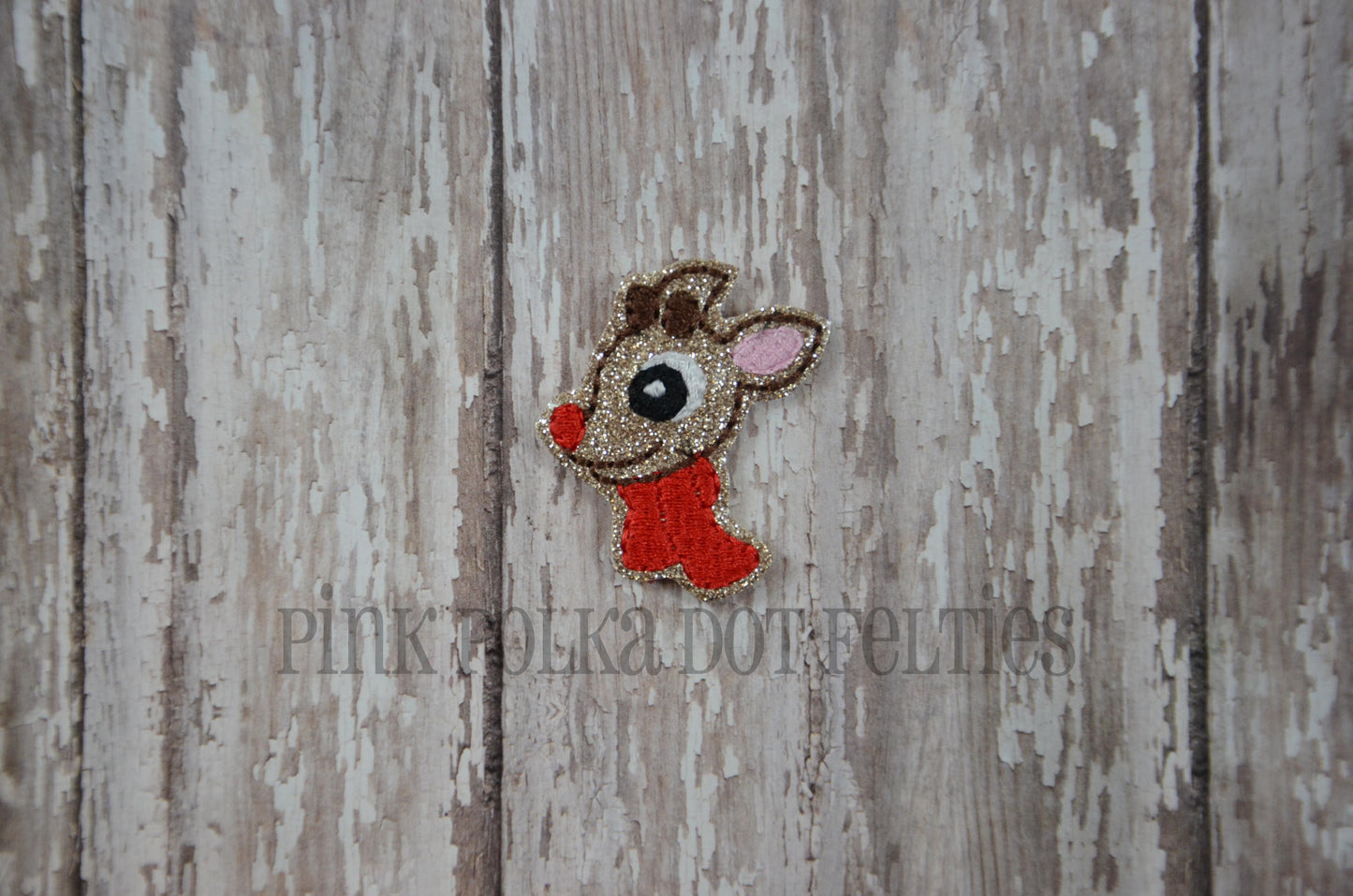 Reindeer Head with Scarf