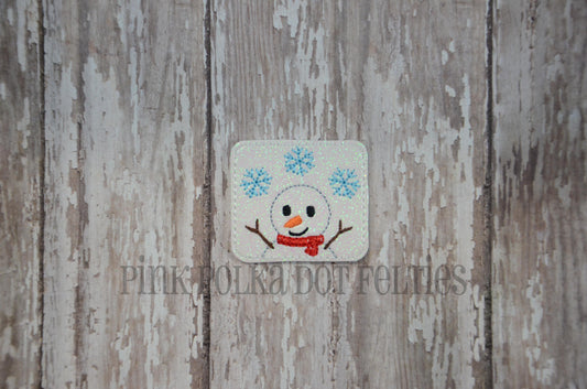 Snowman with Snowflakes