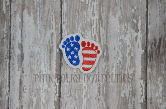 Patriotic Baby Feet