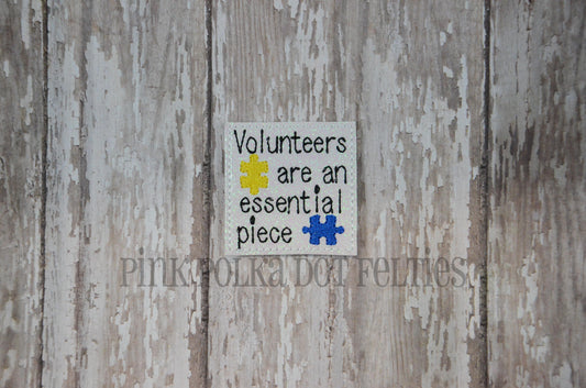 Volunteers are an Essential Piece