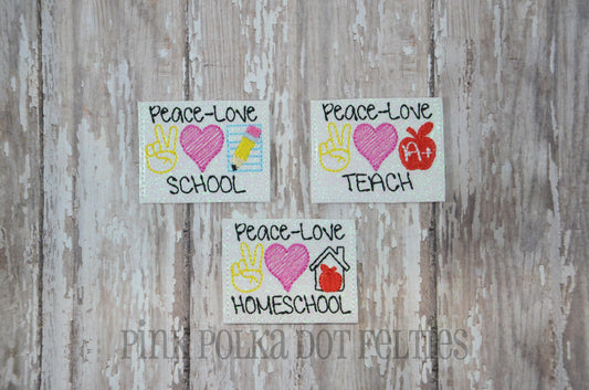 Peace Love School, Teach, Homeschool