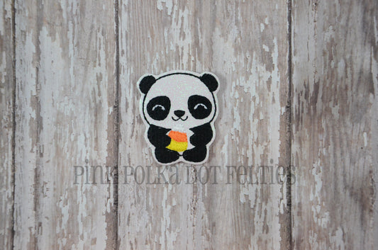 Panda with Candy Corn