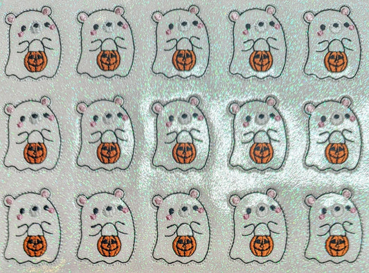 Baby Bear Pumpkin Ghost