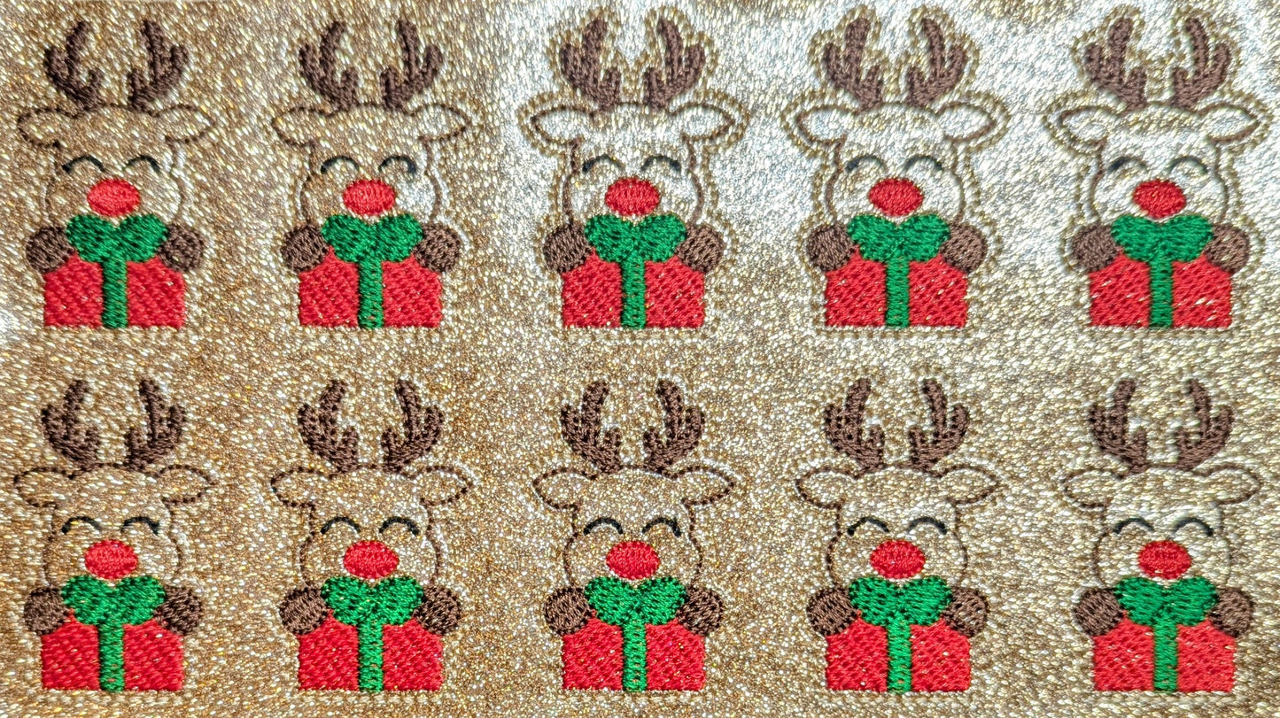 Gift Holding Reindeer