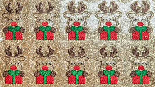 Gift Holding Reindeer