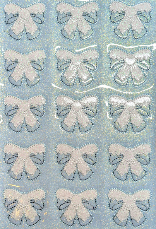 Snow Applique Bow