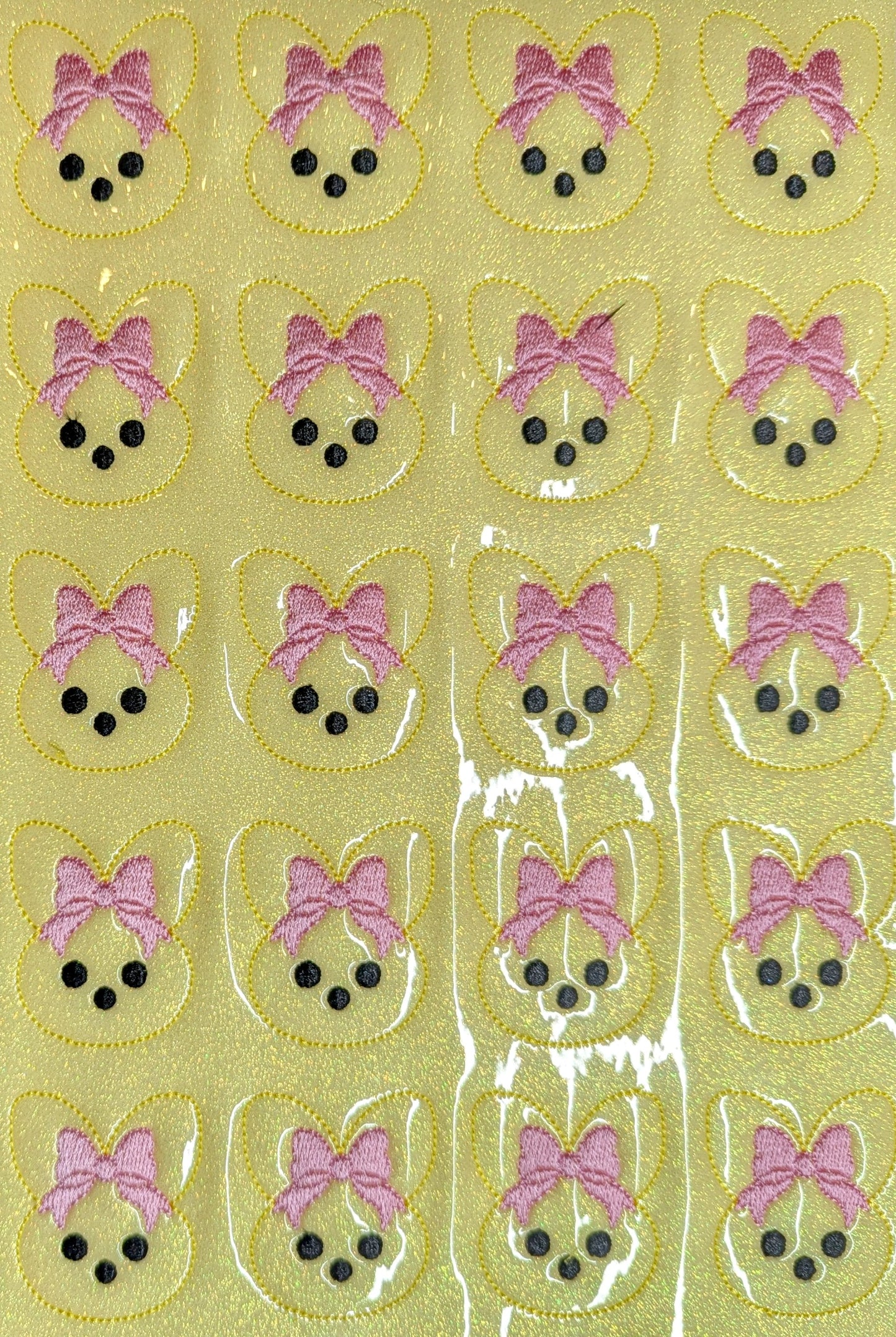Coquette Marshmallow Bunny Head