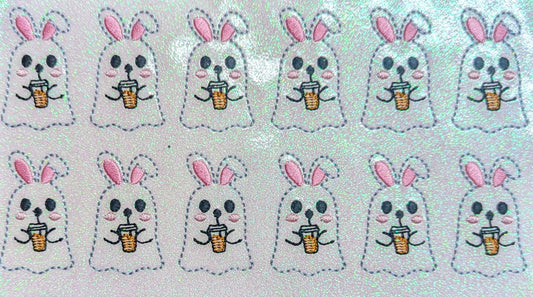 Ghost Rabbit with Coffee