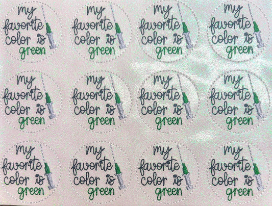 My Favorite Color is Green