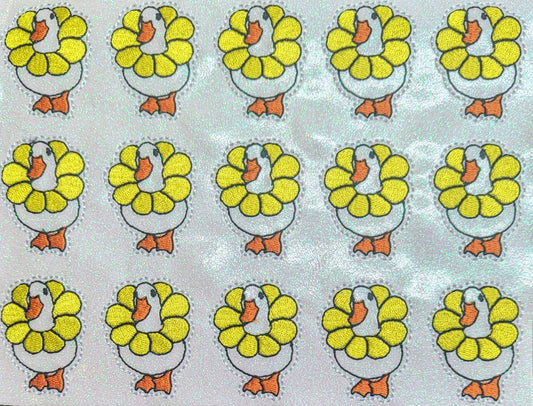Goose with Flowers